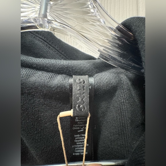 SKIMS NWT Boyfriend Fleece Oversized Trench Coat - Onyx Size XS - Picture 6 of 7